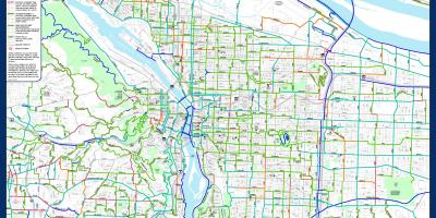 Harta Portland cu bicicleta