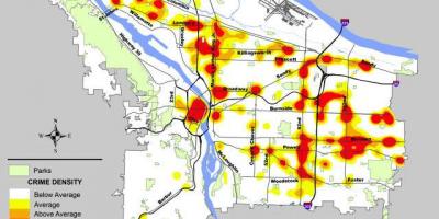 Portland crimă hartă